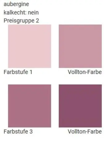 Casa natura Wandfarben in aubergine